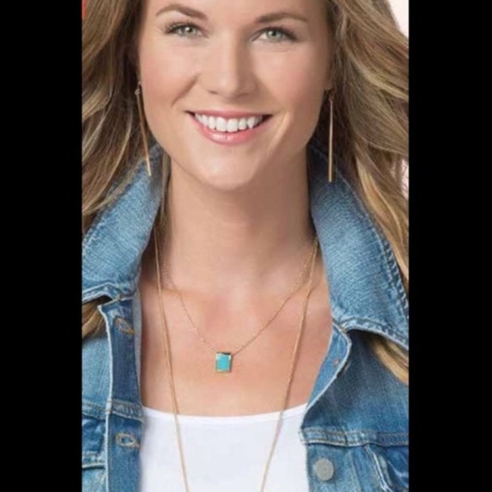 Premier Designs Stiletto Gold Dangle Earrings New in Box